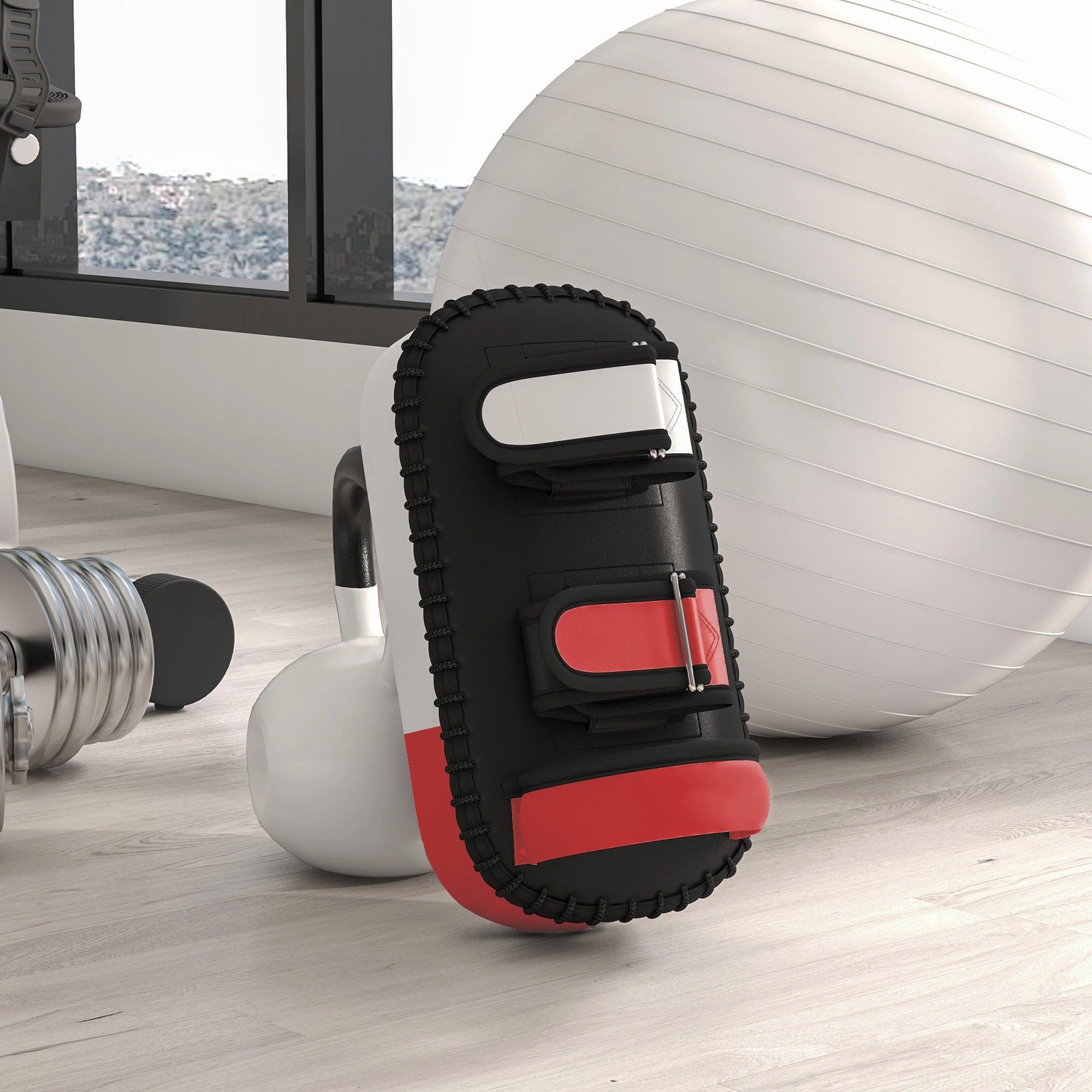 SPORTNOW Thick Kick Shield, Kicking Boxing Pad Arm Muay Thai, Karate, Taekwondo, Kickboxing Training Equipment