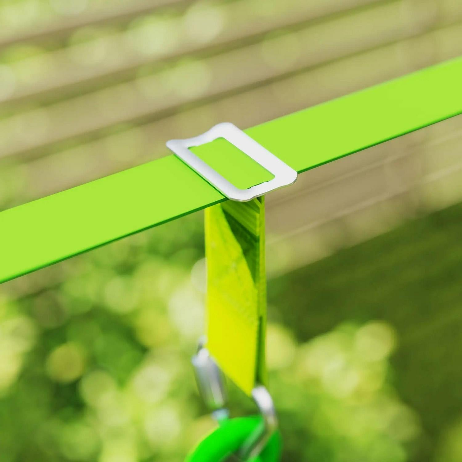 AIYAPLAY Obstacle Course For Kids With 10PCs Slackline Kit, Monkey Bars, Gym Rings, Rope Ladder, Nest Swing, Hanging Tray