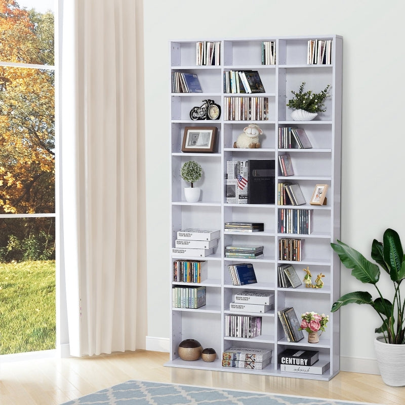 HOMCOM 33 Adjustable Compartment Storage Unit - White – Audab UK
