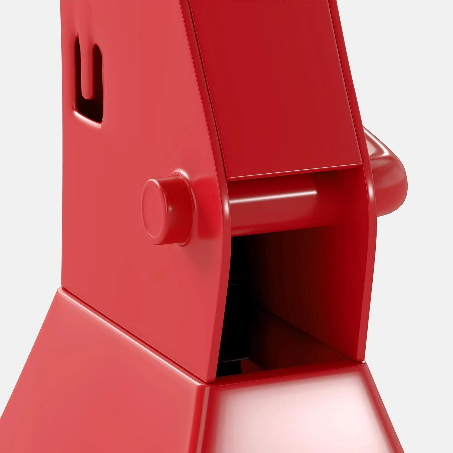 HOMCOM Axle Stands 3 Ton Car Jack Pack Of 2, 38.5-60 Cm Height Adjustable Support Heavy Duty Lift Tool For Vehicles, Caravans, Workshops, Garages, Red