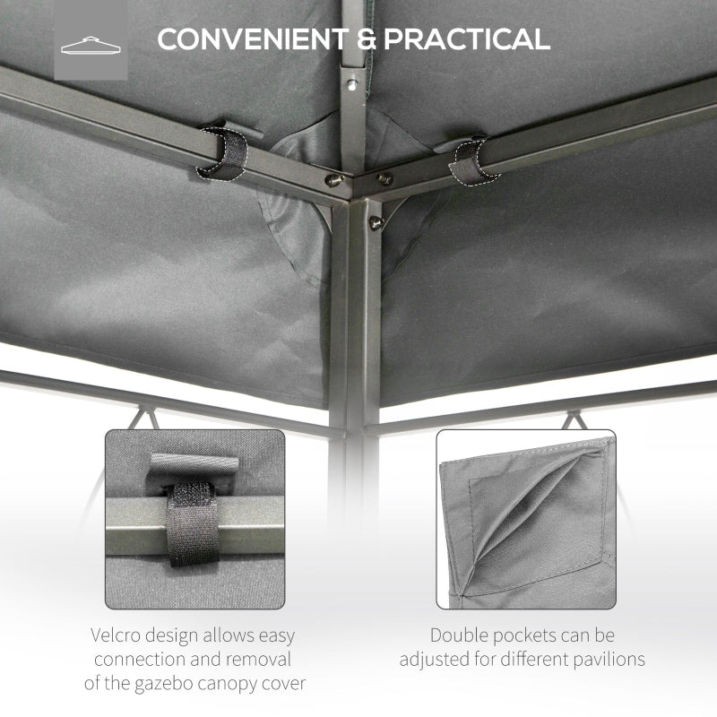 Gazebo Canopy Replacement Cover- (TOP ONLY)