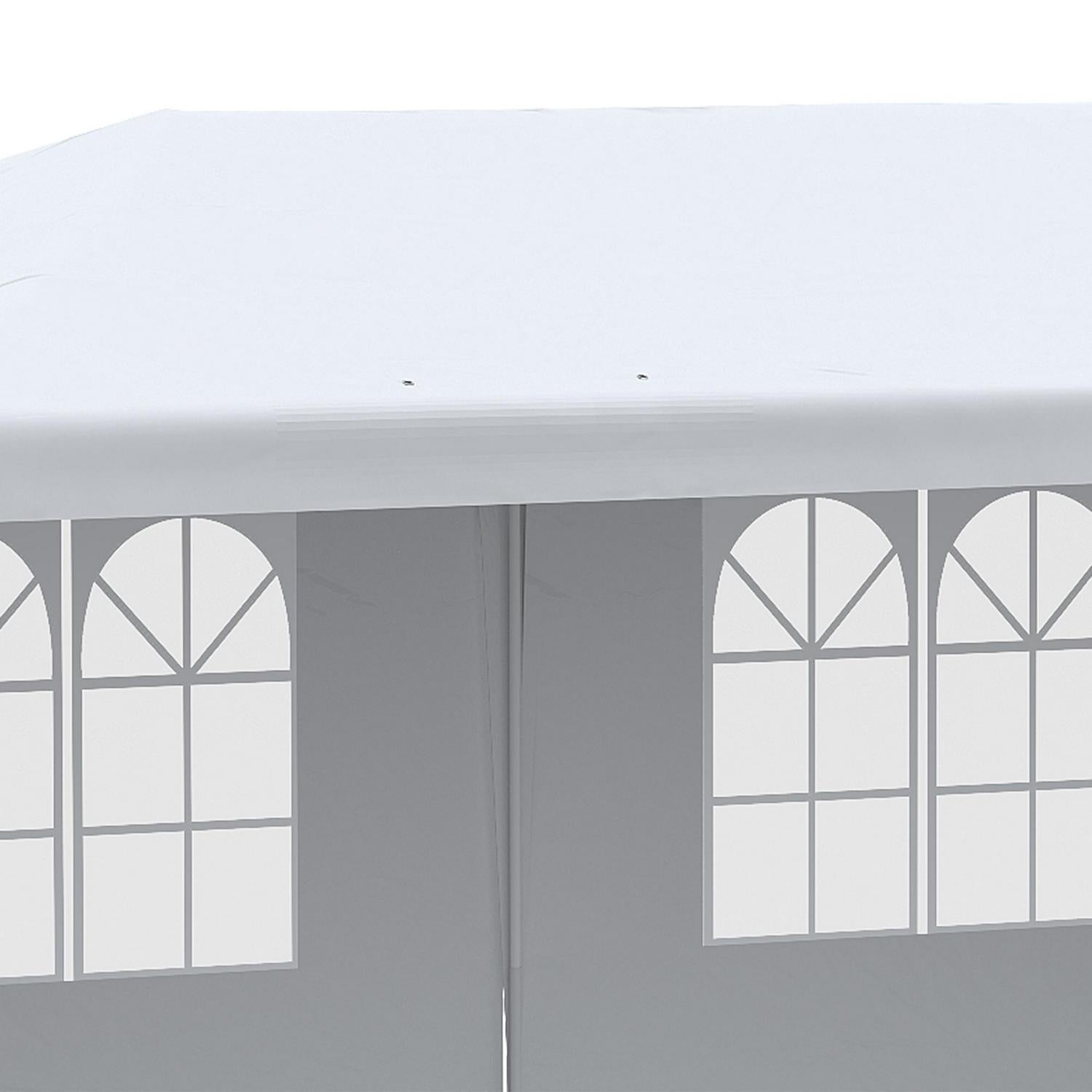 Party Tent Gazebo Marquee Outdoor Patio - White