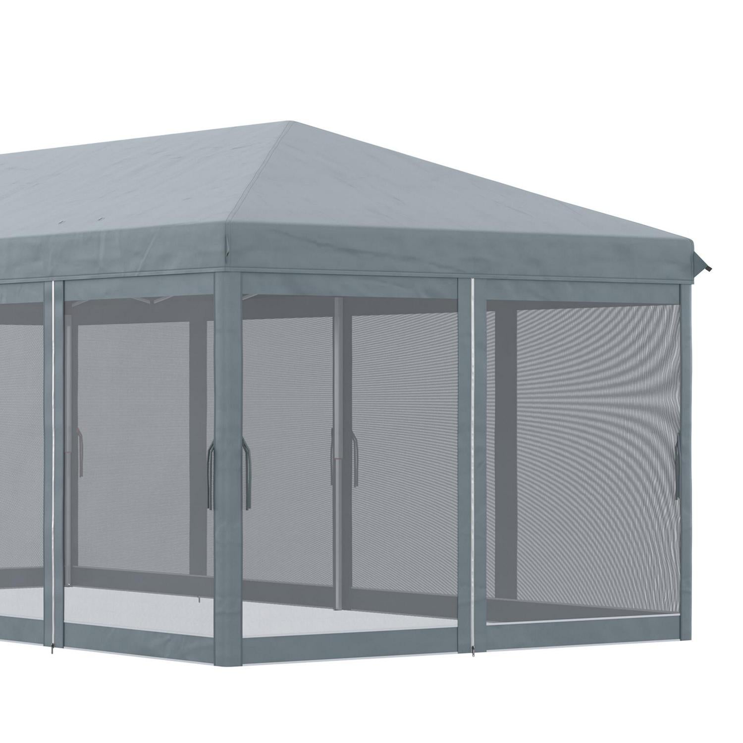 Pop Up Canopy, Outdoor Shelter- Grey