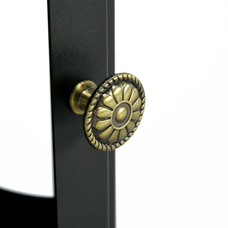 Freestanding Ethanol Fireplace, Black