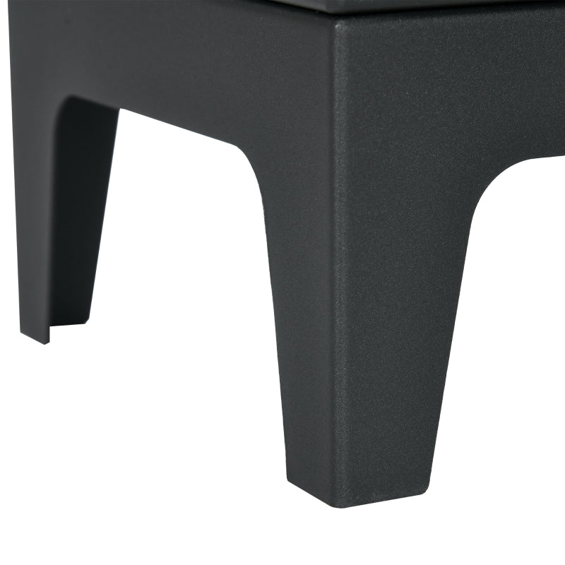 Freestanding Ethanol Fireplace, Black