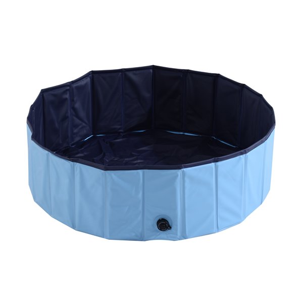 100x30H Cm Pet Swimming Pool - Blue