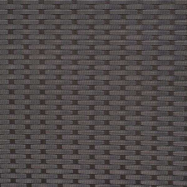 3 PCS Rattan Sofa Furniture Set W/Cushions, Steel Frame - Black