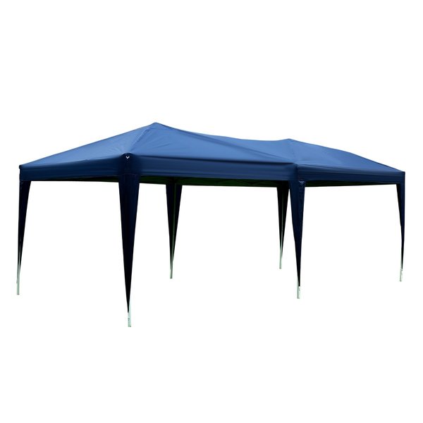 3 X 6 m Garden Pop Up Gazebo Party Tent Canopy - Blue