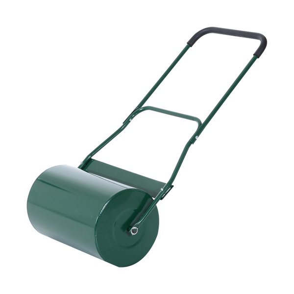 40L Metal Sand Or Water Filled Lawn Roller - Green