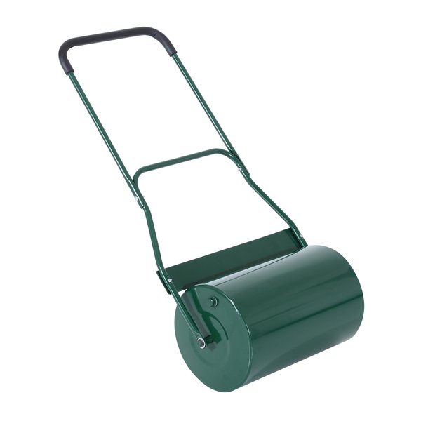 40L Metal Sand Or Water Filled Lawn Roller - Green