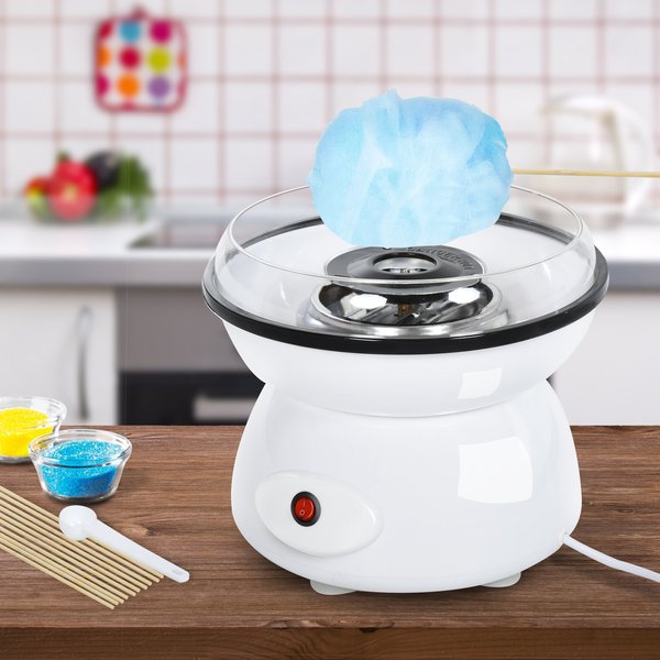 450W Non-Stick Stainless Steel Candyfloss Machine White