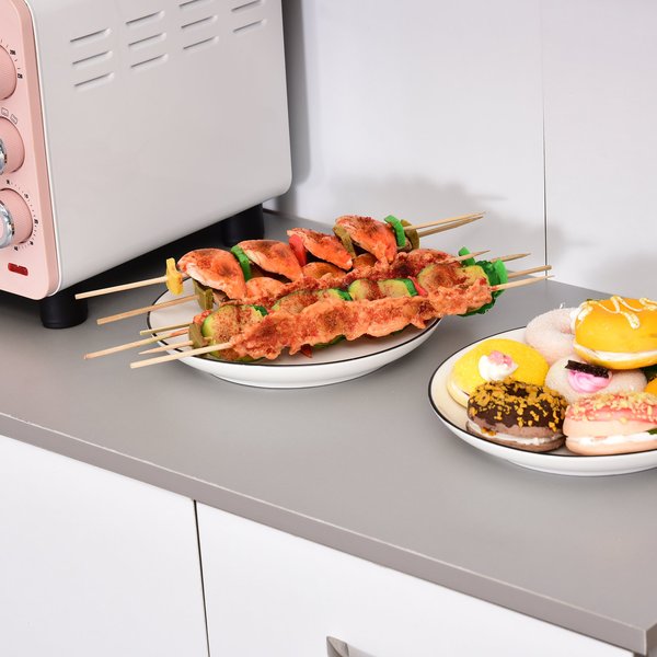 4-Door Wooden Kitchen Pantry Cupboard Storage Cabinet W/ Drawer And Shelves - White