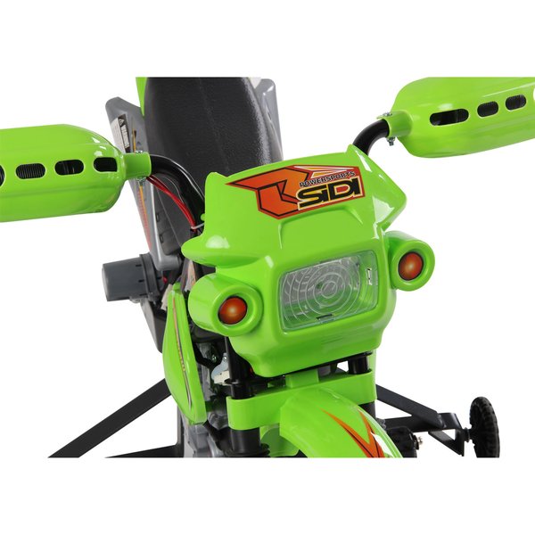 6V PP Electric Motorcycle For Kids Ride On Toys With Effects - Green