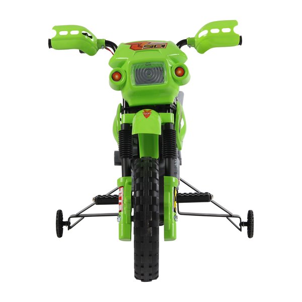 6V PP Electric Motorcycle For Kids Ride On Toys With Effects - Green