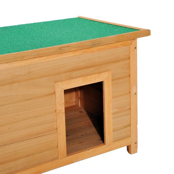 85Wx58Dx58H Cm. Waterproof Elevated Dog Kennel-Wooden