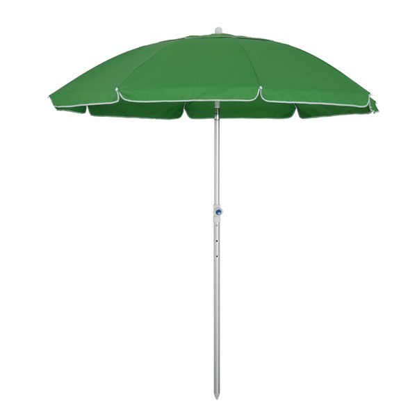 1.9 M Beach Umbrella W/ Adjustable Angle Pointed Design - Green