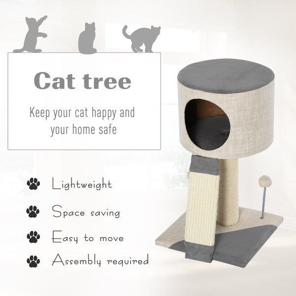 Cat Tree Tower Activity Center W/ Sisal And Funny Ball Condo