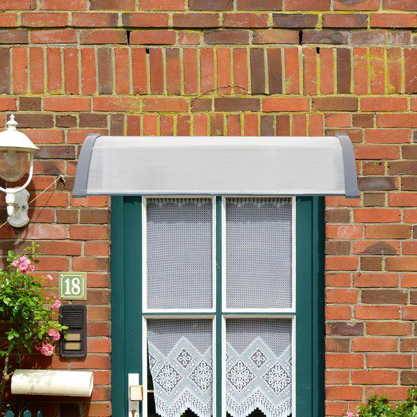 Door Canopy Awning Outdoor Window Rain Shelter Cover For Front/Back Porch