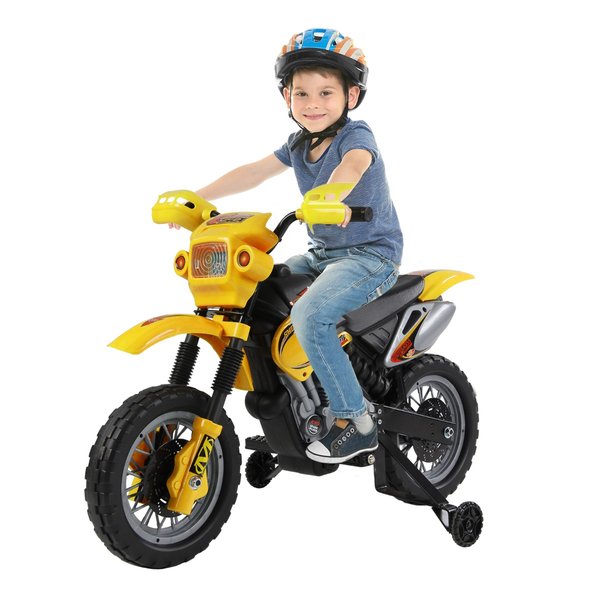 Electric Motorcycle For Kids Ride On Toys - Yellow