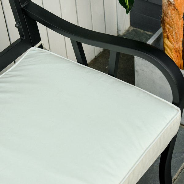 2 Seater Pad For Patio Indoor And Outdoor Use - White