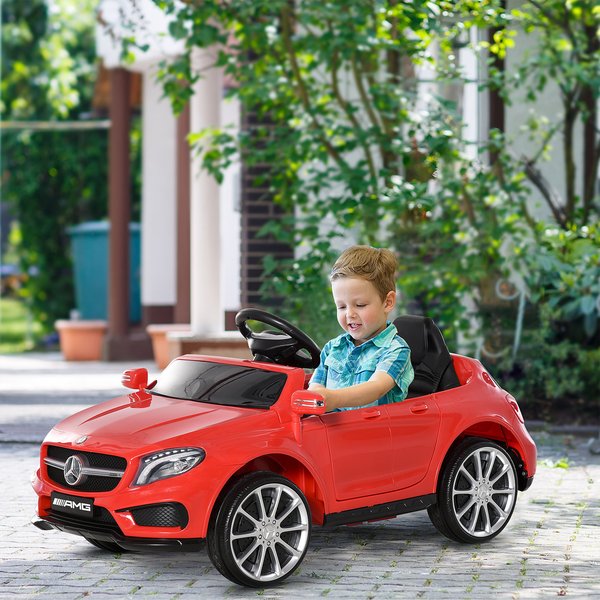 6V Licensed Mercedes Benz Kids Electric Car Ride-On - Red