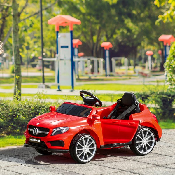 6V Licensed Mercedes Benz Kids Electric Car Ride-On - Red