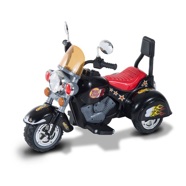 6V Battery Electric Kids Ride On Motorbike Toy - Black