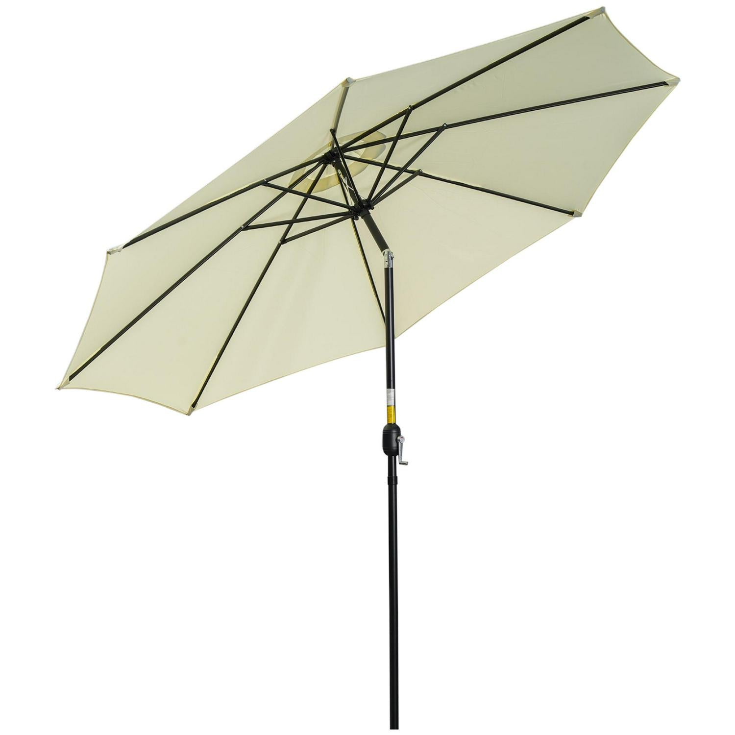 Tilting Parasol Garden Umbrellas- Beige