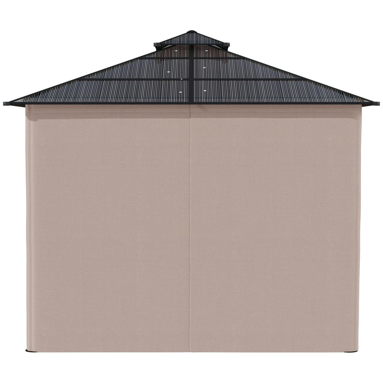 Double Roof Hard Top With Galvanized Steel Frame