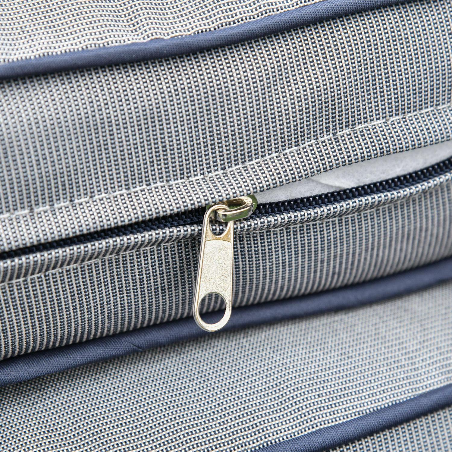 6 PCS Outdoor Patio Rattan Dining Table Sets- Grey