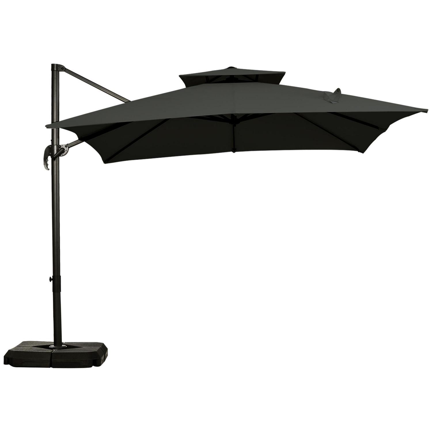 Outdoor Market Garden Umbrella - Dark Grey