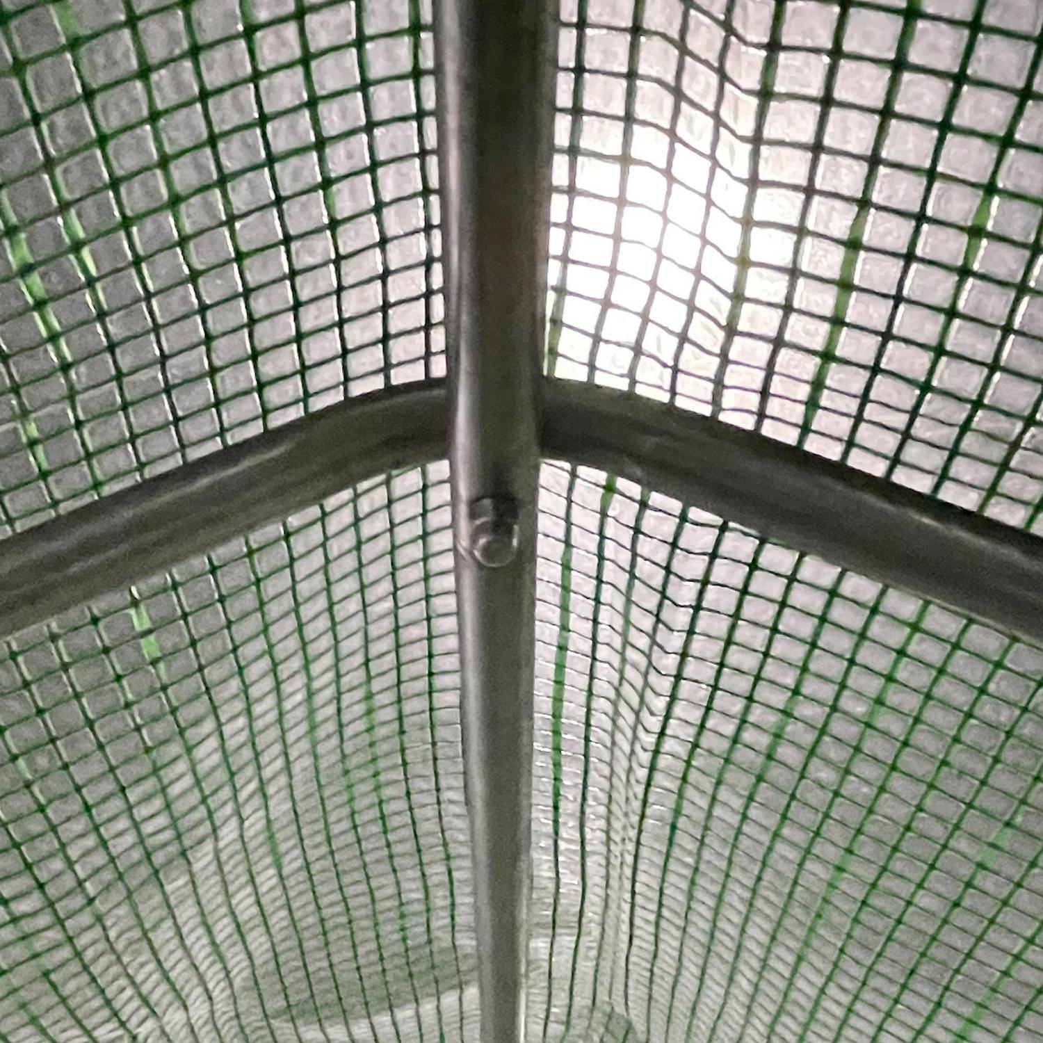 Walk-in Polytunnel Round / Gable Top Garden Greenhouse Heat Shed (4 X 2 X 2) M