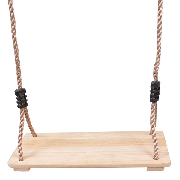 Pine Wood Kids Garden Swing Chair - Natural Color