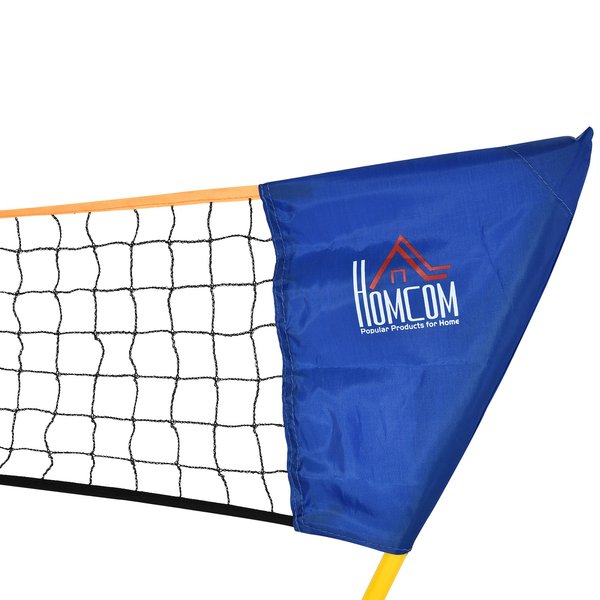 Plastic Portable Badminton Net - Blue/Yellow