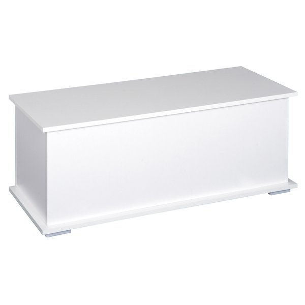 Storage Box Chest Trunk, 100Lx40Wx40H Cm Chipboard - White