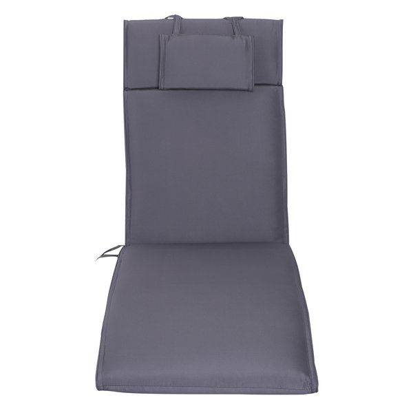 198Lx53Wx5T Cm,Lounger Cushion - Grey