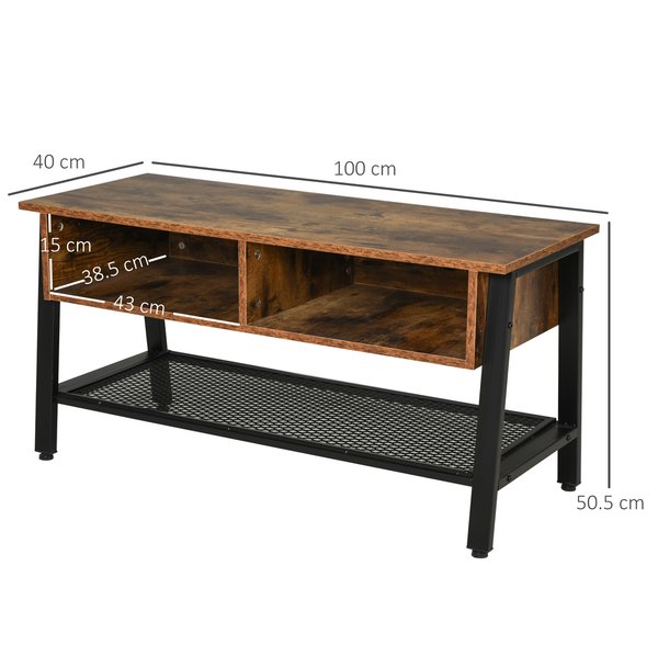 TV Stand For TVs Up To 45 Inches Living Room Industrial Design