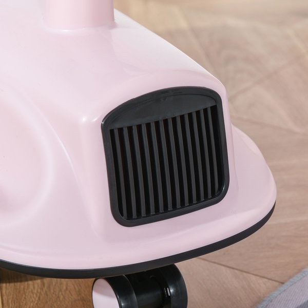 Wiggle Car Ride On Toy W/LED Flashing Wheels - Pink